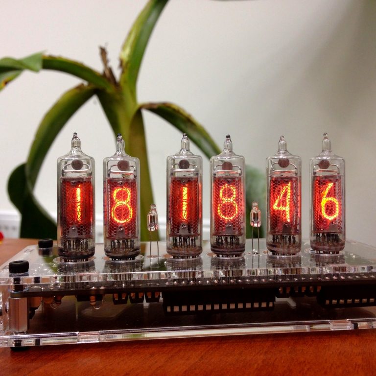 IN12 Nixie Tube Clock. Assembled. NixieDIY